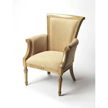 BUTLER CHIARA CAPPUCCINO ACCENT CHAIR